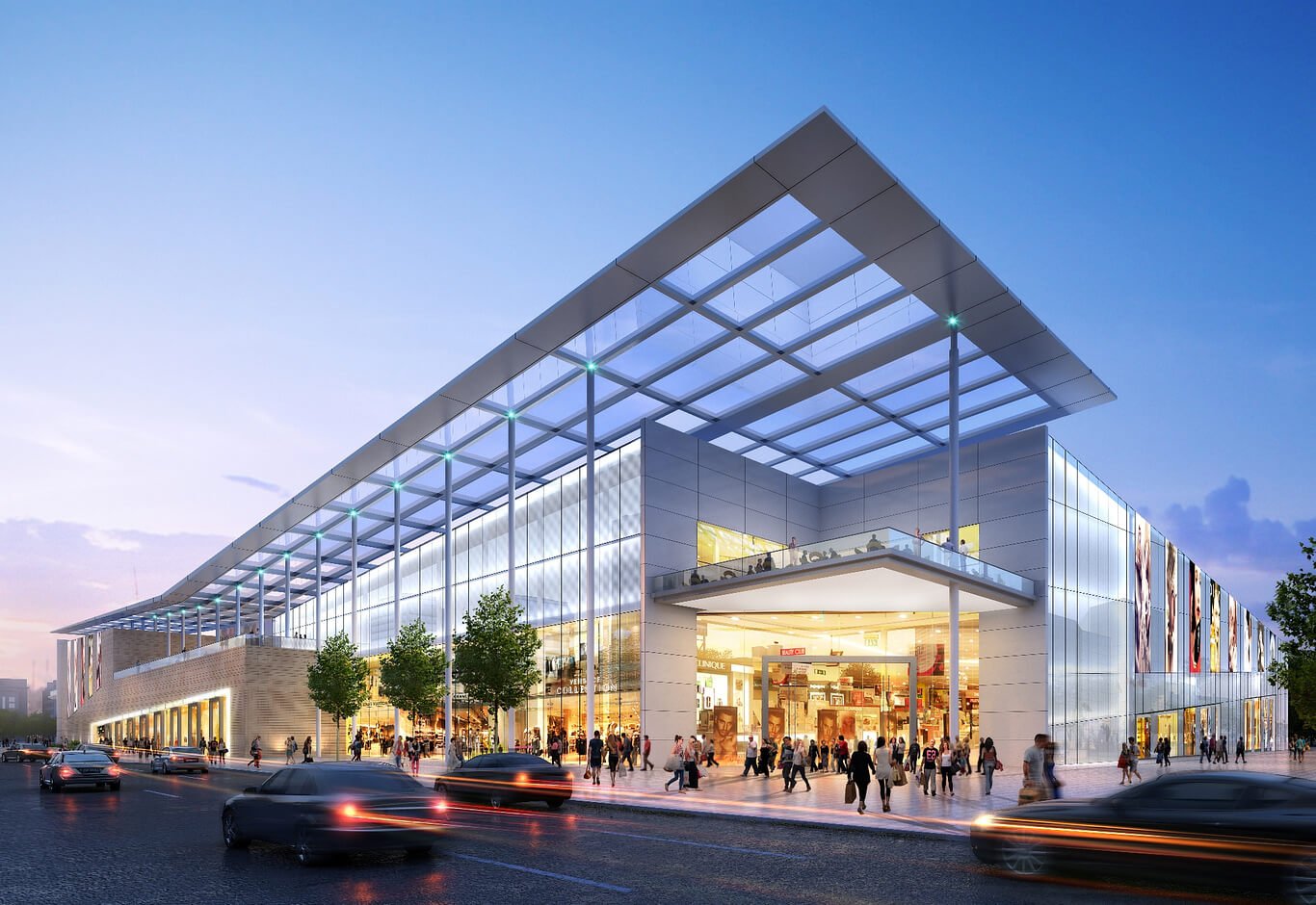 COMMERCIAL SHOPS AND MALLS